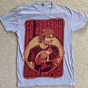 NEVER WORN ED SHEERAN MULTIPLY TOUR T SHIRT